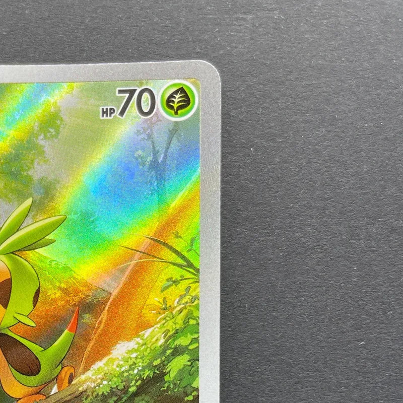 Chespin AR 084/083 Pokemon card Ninja Spinner M4 (1.NM)