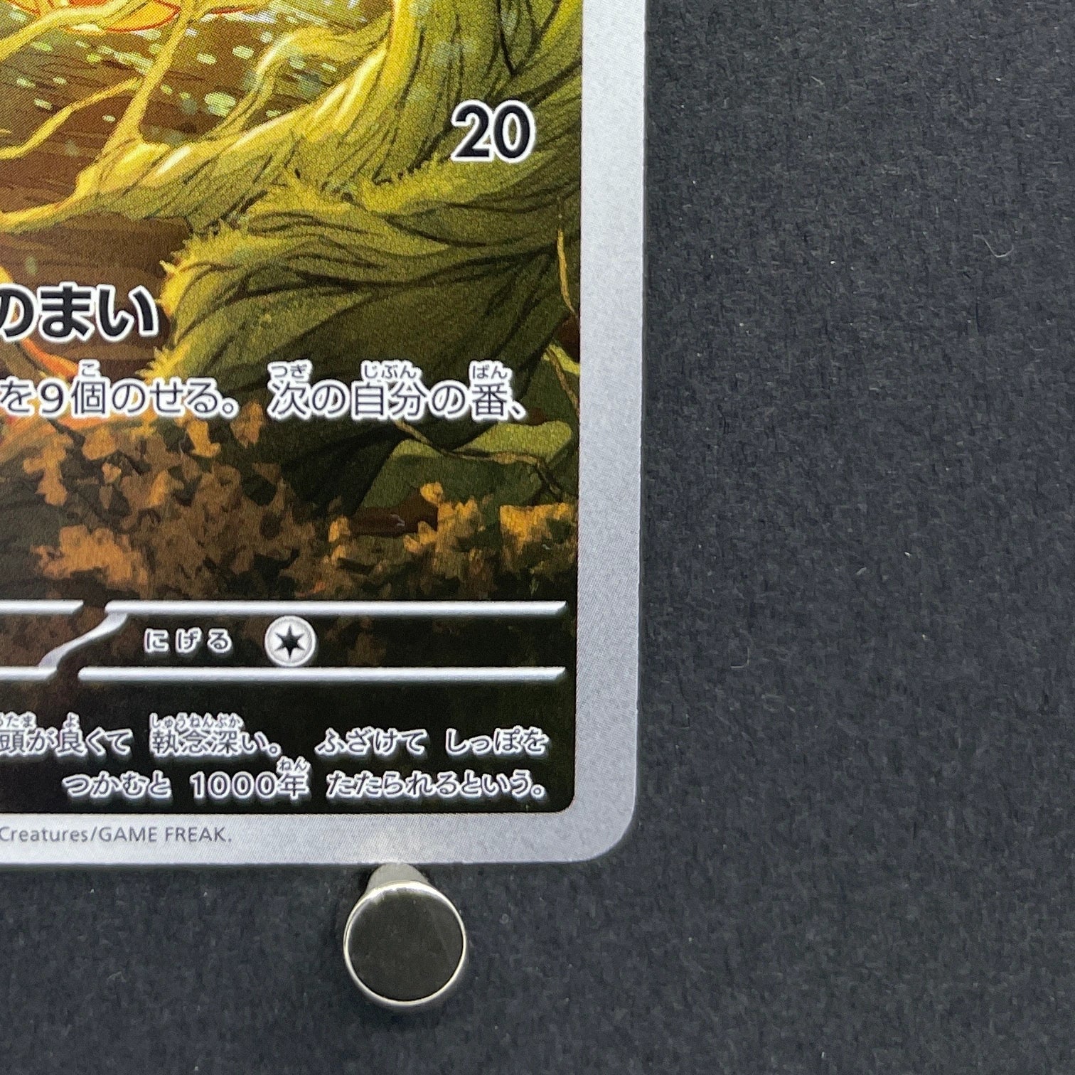Ninetales AR 110/108 Pokemon card Ruler of the Black Flame sv3 (1.NM)