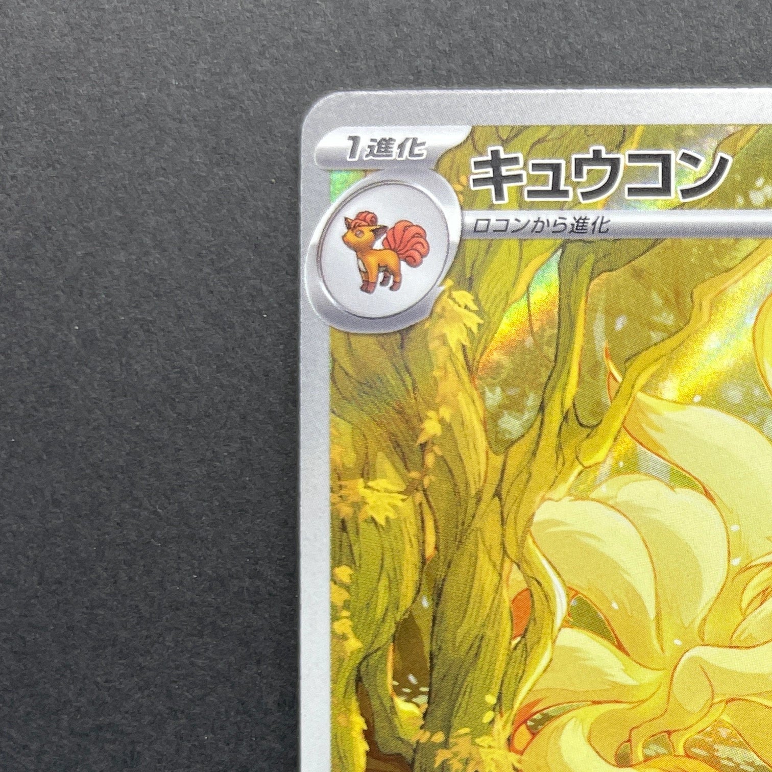 Ninetales AR 110/108 Pokemon card Ruler of the Black Flame sv3 (1.NM)