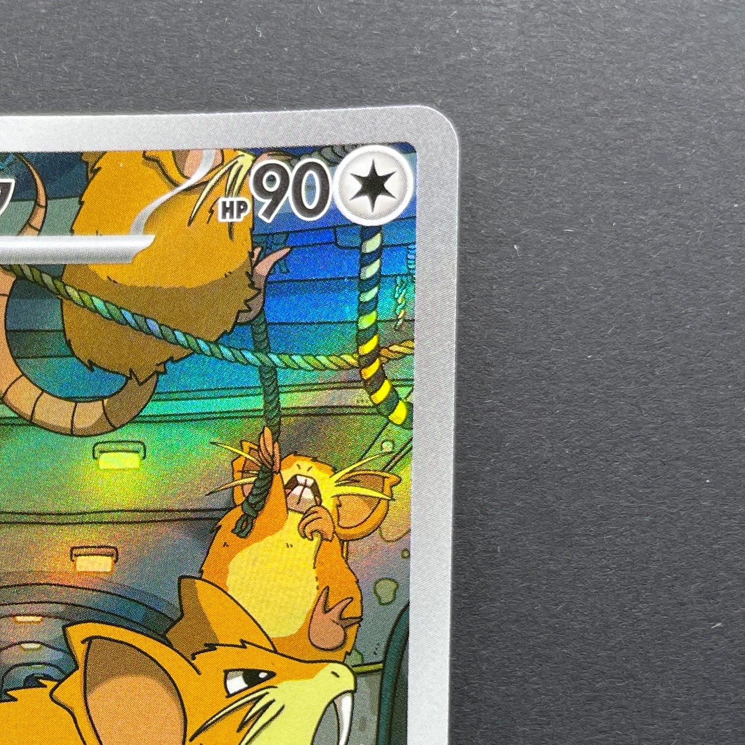 Team Rocket's Raticate AR 108/098 Pokemon card The Glory of Team Rocket sv10 (1.NM)