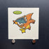 Captain Pikachu&Charizard Decochara Seal Sticker bread sticker 202th edition Japanese (1.NM) - JariseStore