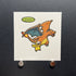 Captain Pikachu&Charizard Decochara Seal Sticker bread sticker 202th edition Japanese (1.NM) - JariseStore