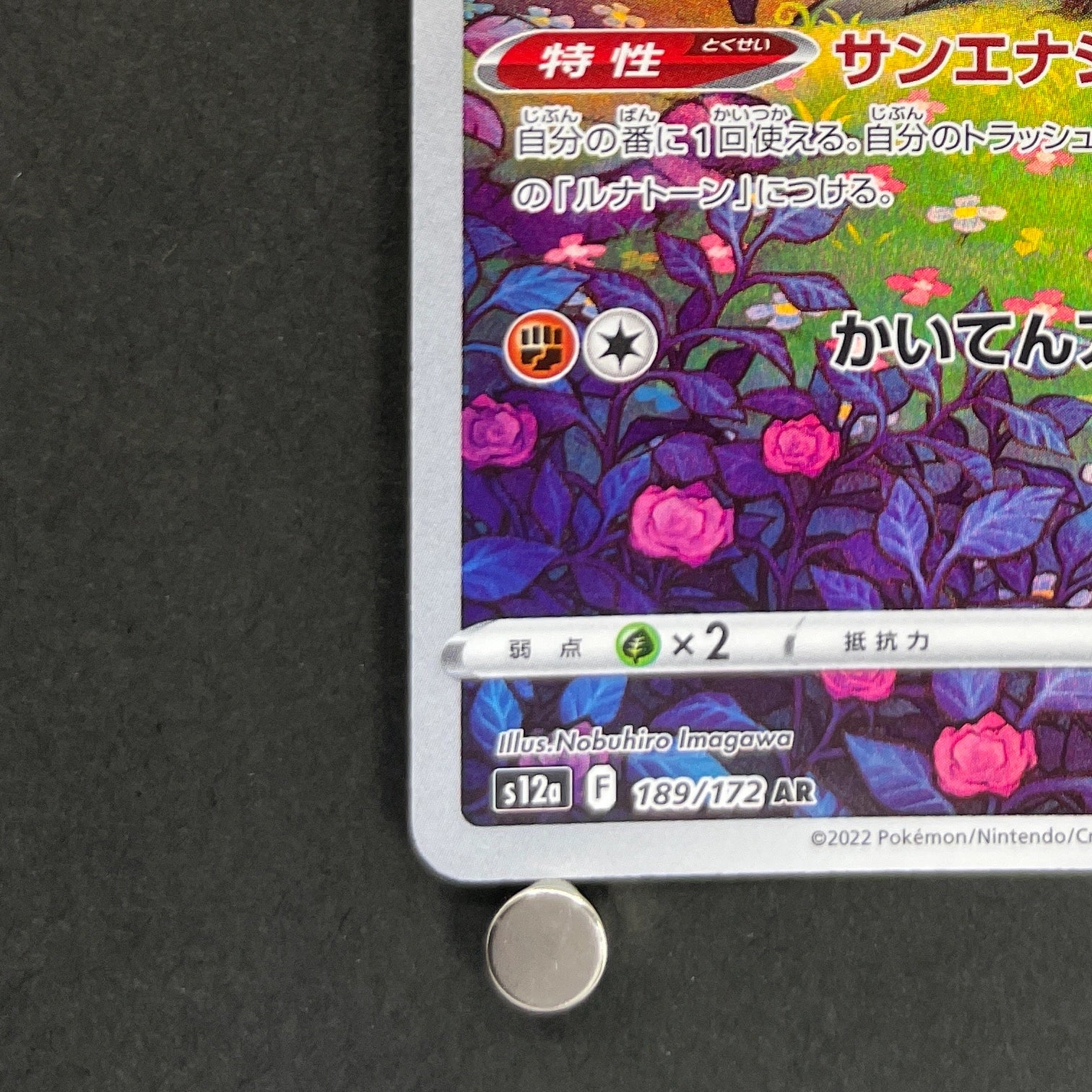 Solrock AR 189/172 Pokemon card VSTAR Universe s12a (1.NM)