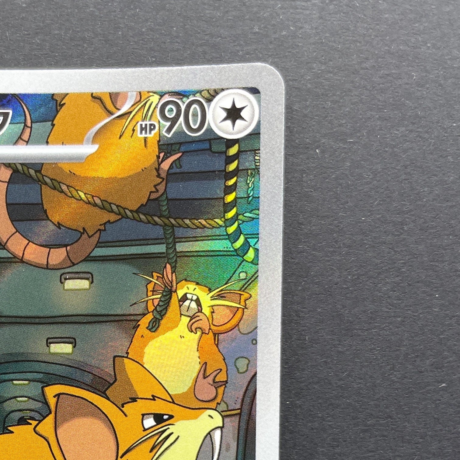 Team Rocket's Raticate AR 108/098 Pokemon card The Glory of Team Rocket sv10 (1.NM)