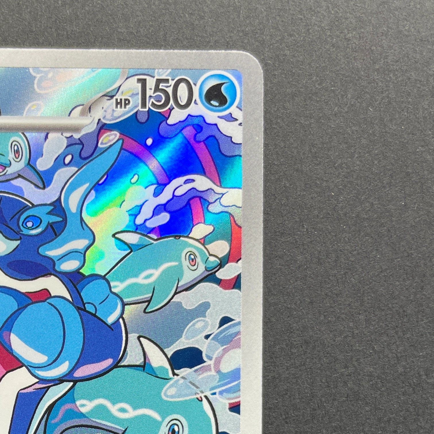 Palafin AR 111/108 Pokemon card Ruler of the Black Flame sv3 (1.NM)