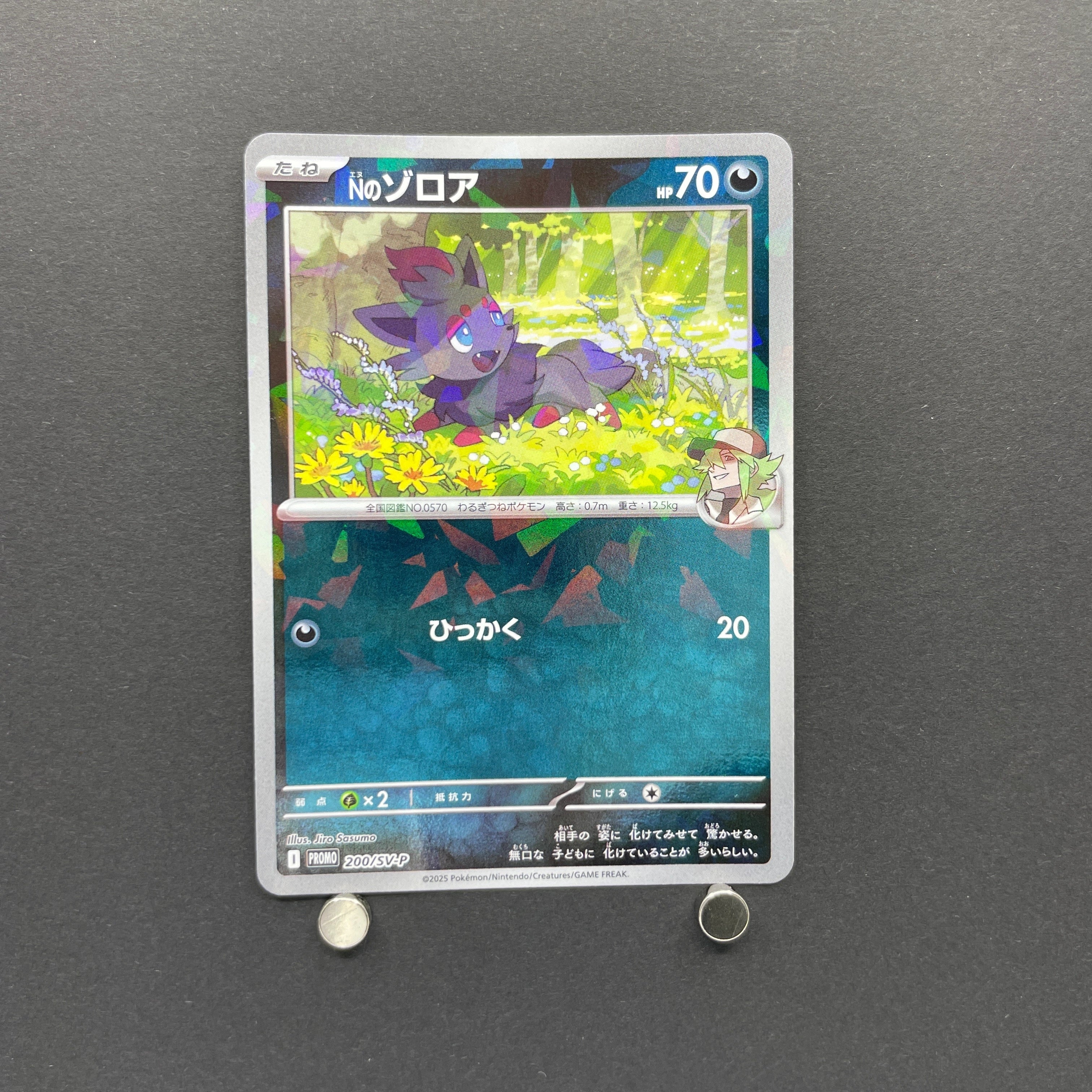 N's Zorua 200/SV-P Pokemon card Promo (3.MP)