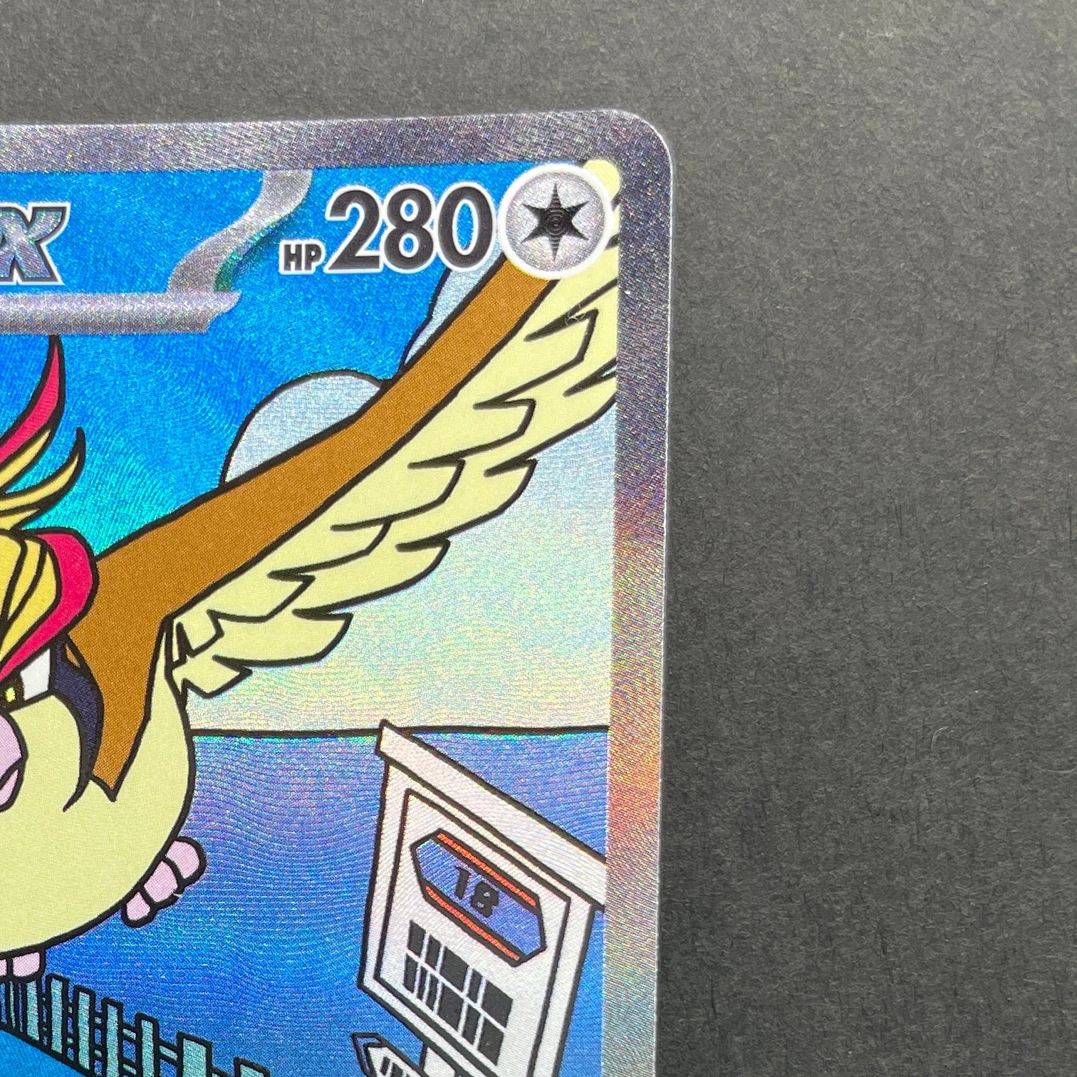 Pidgeot ex SAR 136/108 Pokemon card Ruler of the Black Flame sv3 (1.NM)