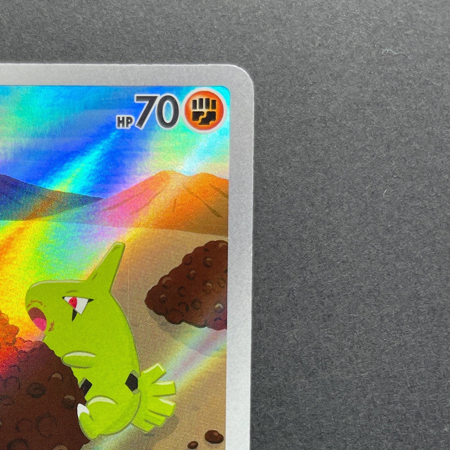 Larvitar AR 114/108 Pokemon card Ruler of the Black Flame sv3 (1.NM)