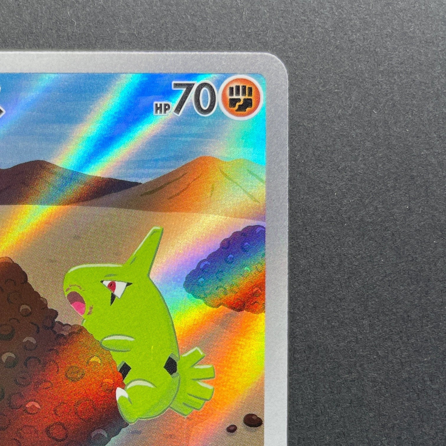 Larvitar AR 114/108 Pokemon card Ruler of the Black Flame sv3 (1.NM)