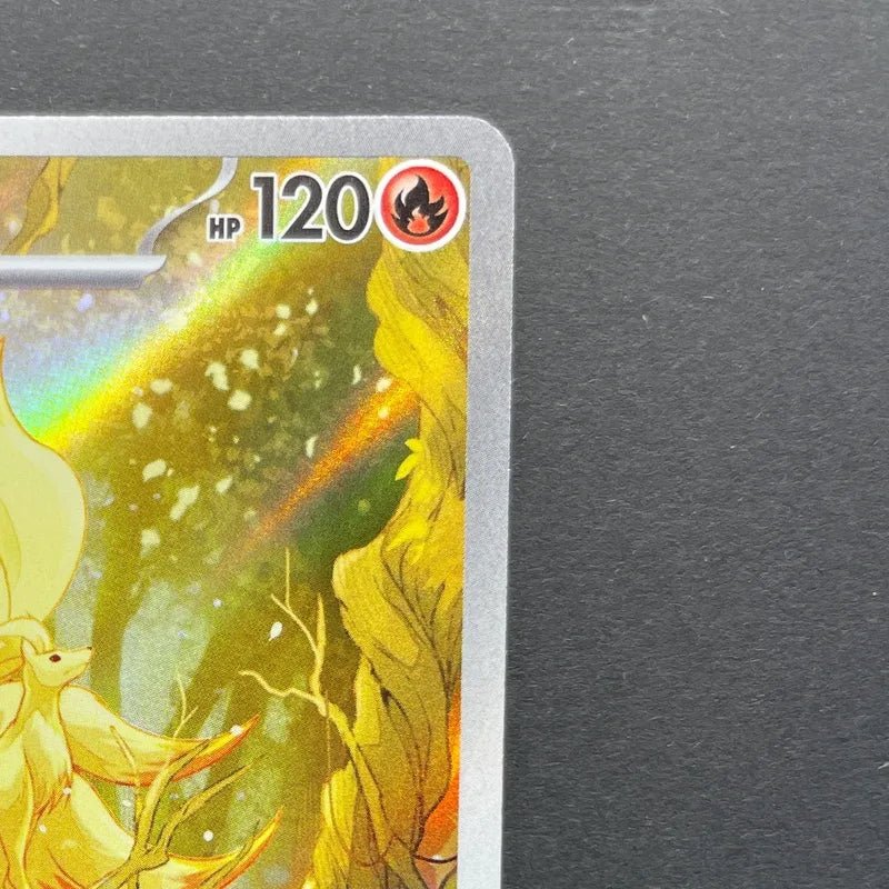 Ninetales AR 110/108 Pokemon card Ruler of the Black Flame sv3 (1.NM) - JariseStore