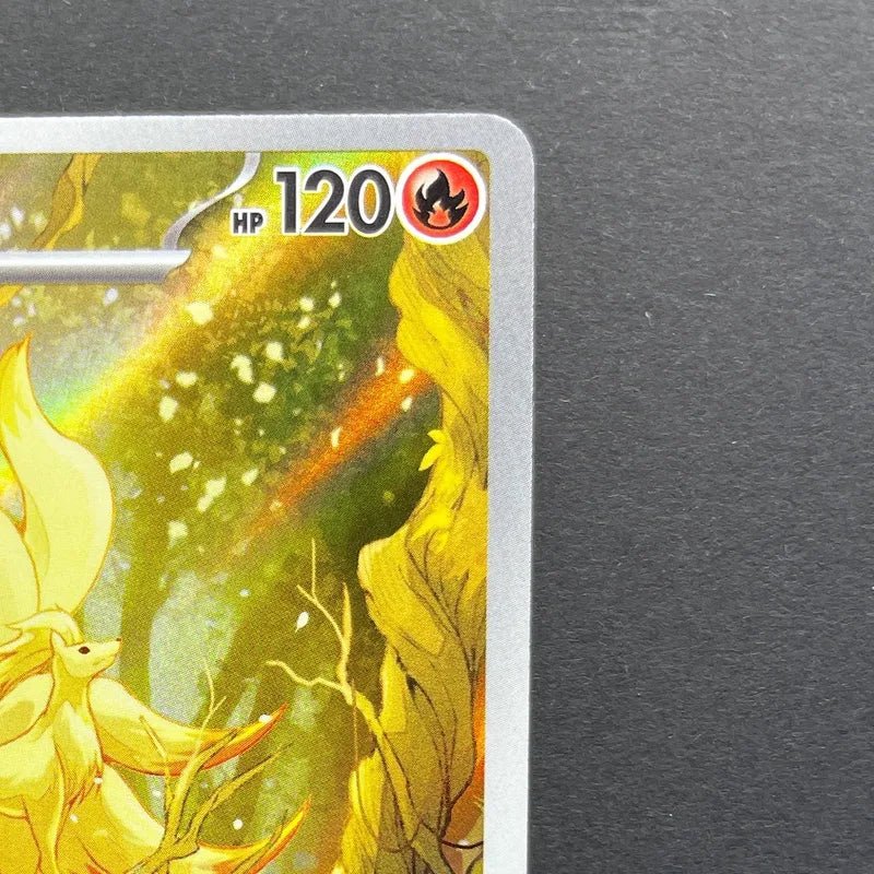 Ninetales AR 110/108 Pokemon card Ruler of the Black Flame sv3 (1.NM) - JariseStore