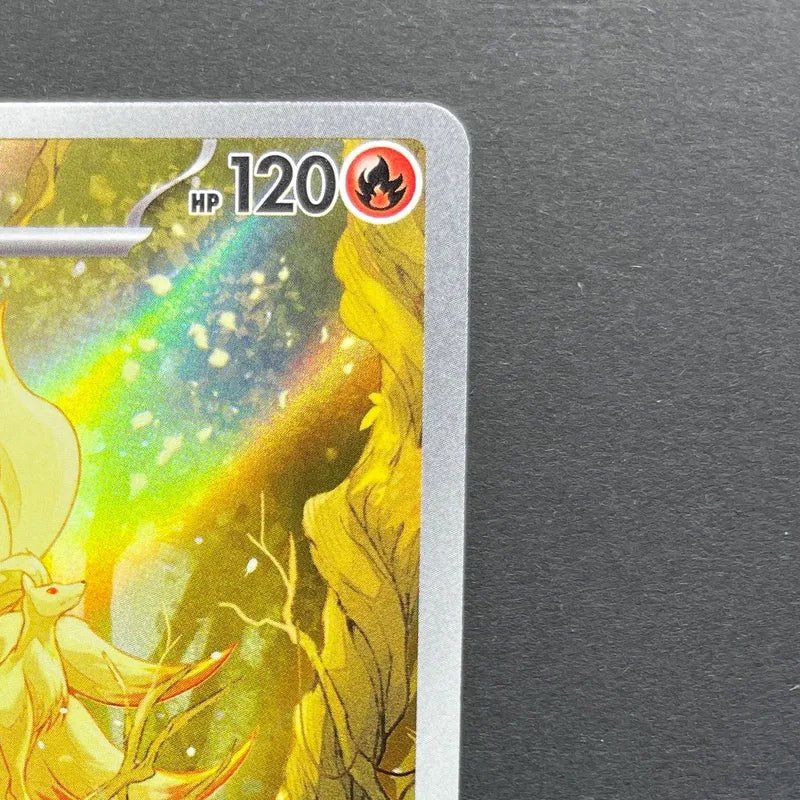 Ninetales AR 110/108 Pokemon card Ruler of the Black Flame sv3 (1.NM) - JariseStore