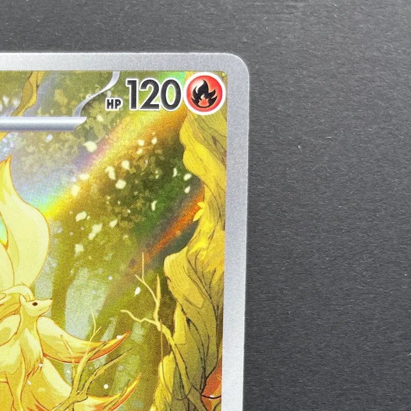 Ninetales AR 110/108 Pokemon card Ruler of the Black Flame sv3 (1.NM) - JariseStore