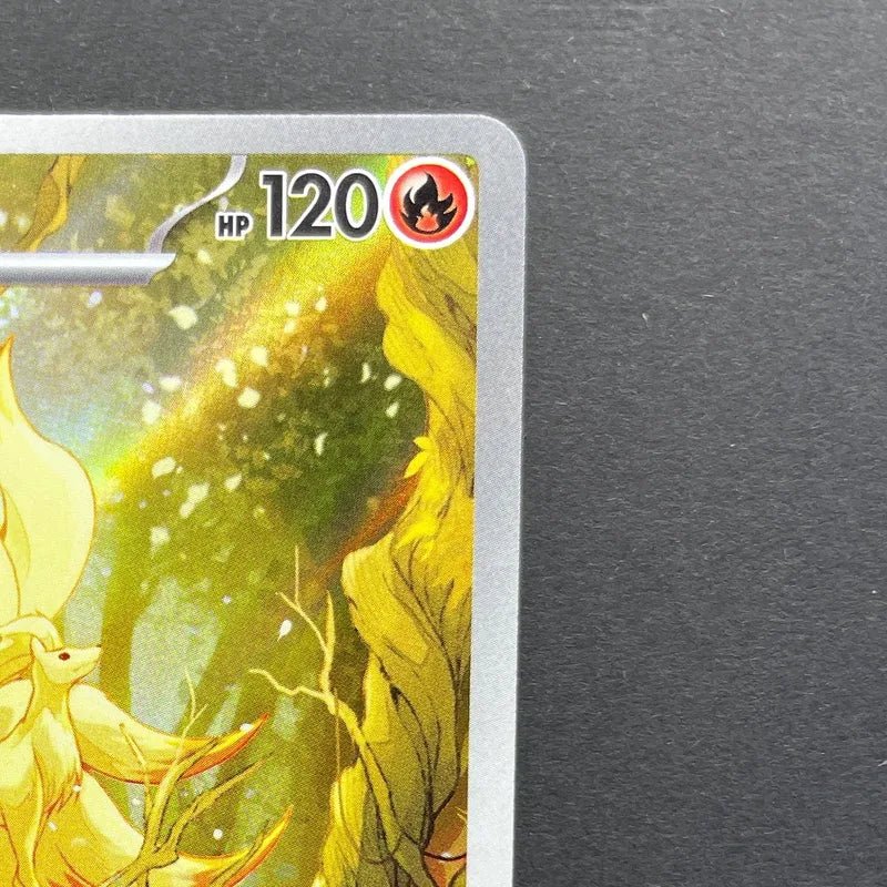 Ninetales AR 110/108 Pokemon card Ruler of the Black Flame sv3 (2.LP) - JariseStore
