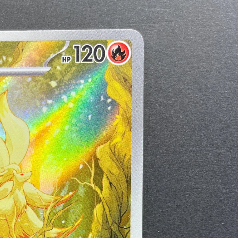 Ninetales AR 110/108 Pokemon card Ruler of the Black Flame sv3 (2.LP) - JariseStore