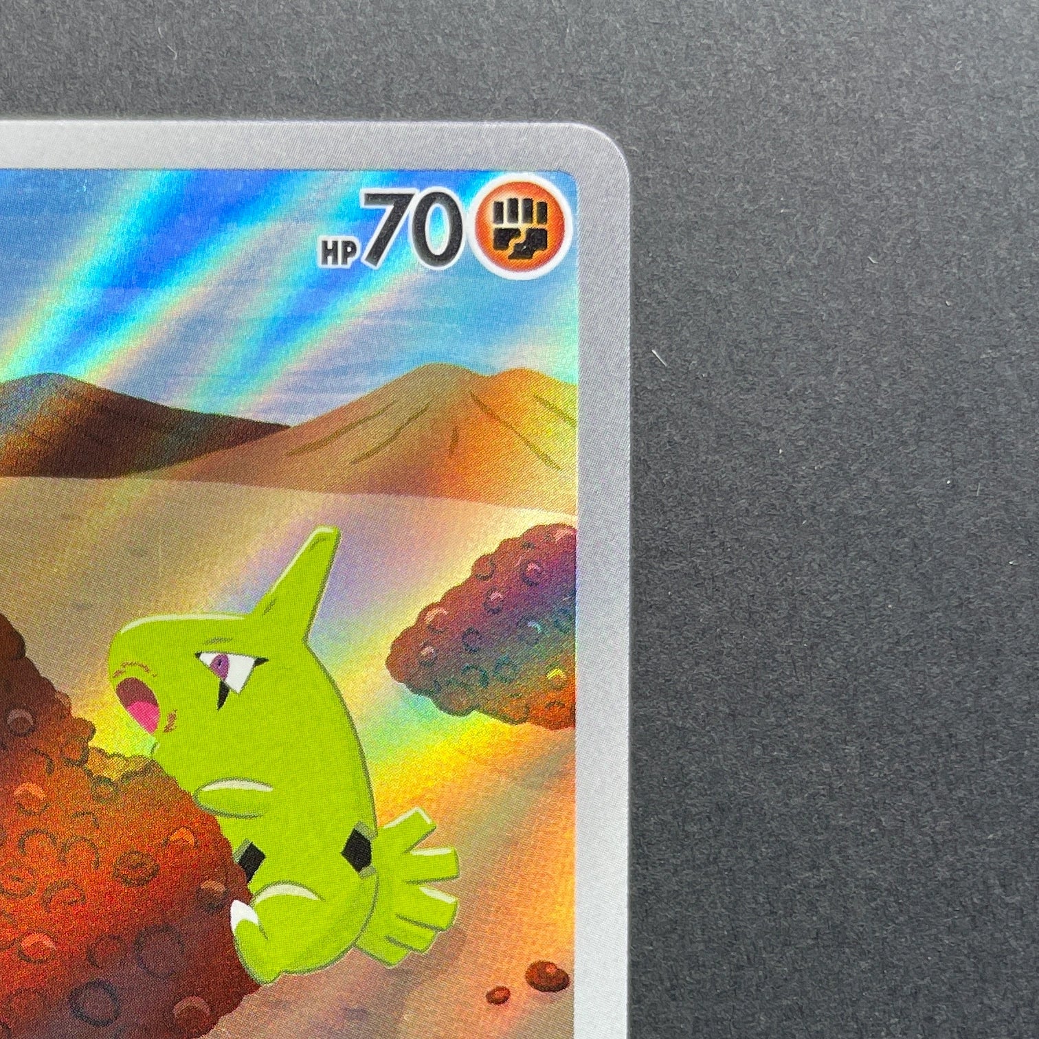 Larvitar AR 114/108 Pokemon card Ruler of the Black Flame sv3 (1.NM)