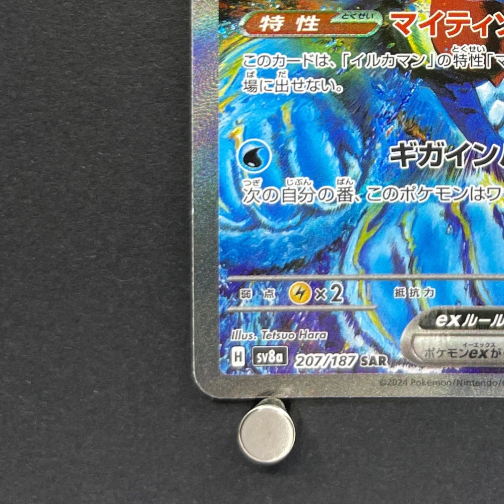 Palafin ex SAR 207/187 Pokemon card Terastal Fest ex sv8a (1.NM) - JariseStore