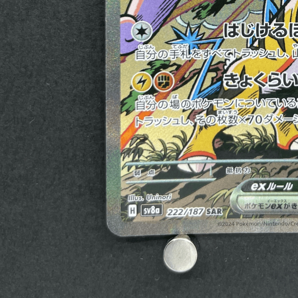 Raging Bolt ex SAR 222/187 Pokemon card Terastal Fest ex sv8a (1.NM) - JariseStore