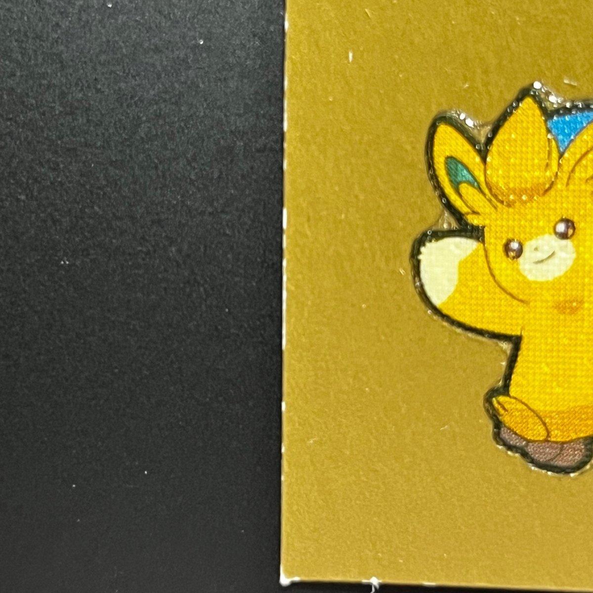 Riolu&Pawmot gold Decochara Seal Sticker bread sticker 200th edition Japanese (2.LP) Scratch - JariseStore