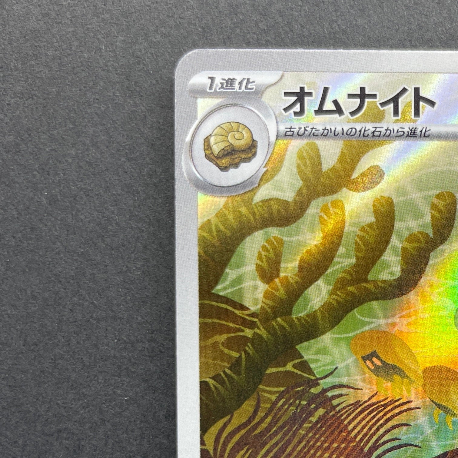 Omanyte AR 180/165 Pokemon card Pokemon 151 sv2a (1.NM)